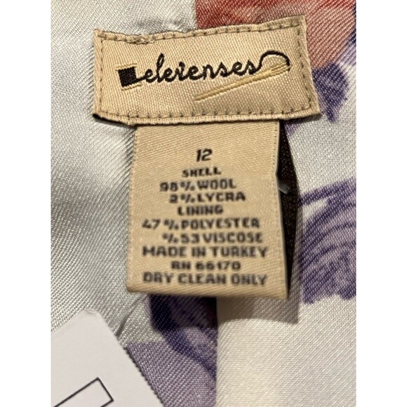 Anthropologie Elevenses Lavender Women’s Knee Length Pleated Back Skirt Size 12 - Picture 8 of 9